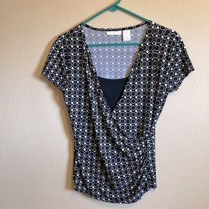 Ladies worthington one piece lightweight dress top